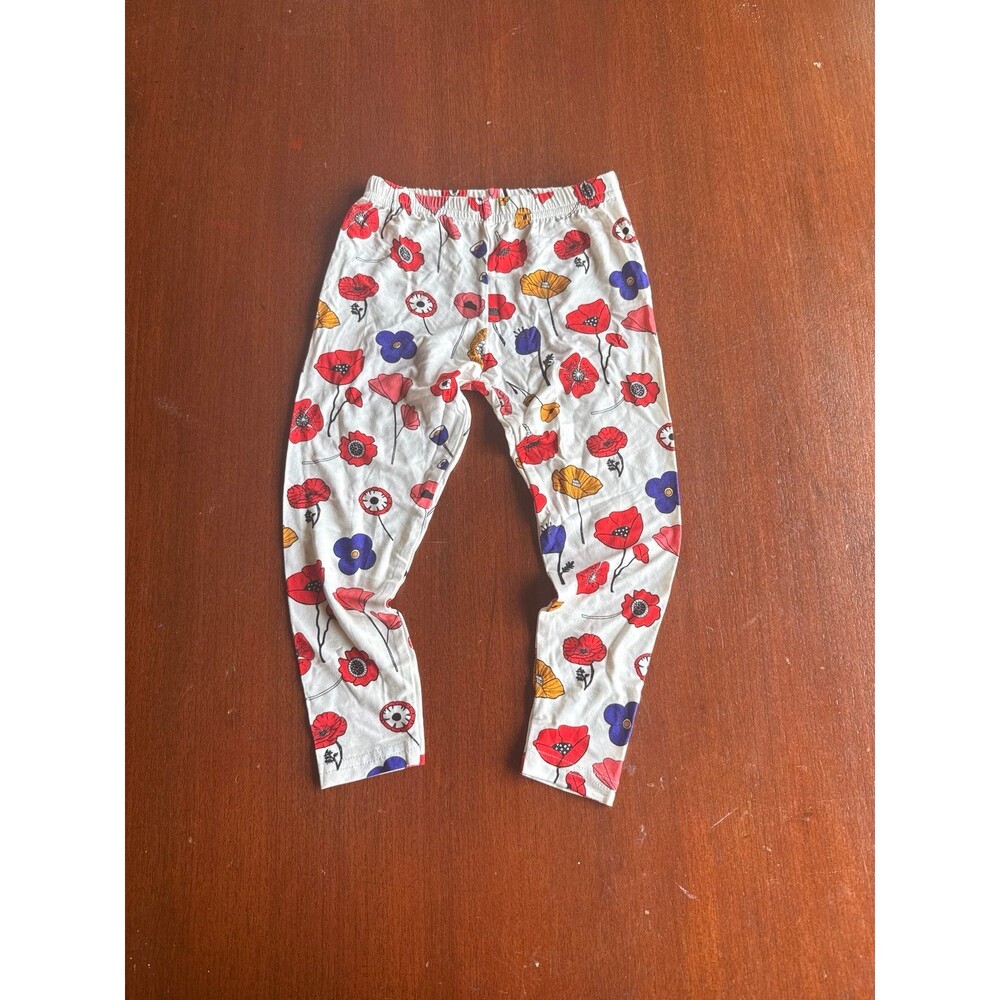 Peregrine kidswear bamboo floral poppy legging NWOT